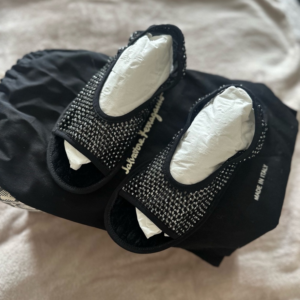 Salvatore Ferragamo Black Spring Sandals